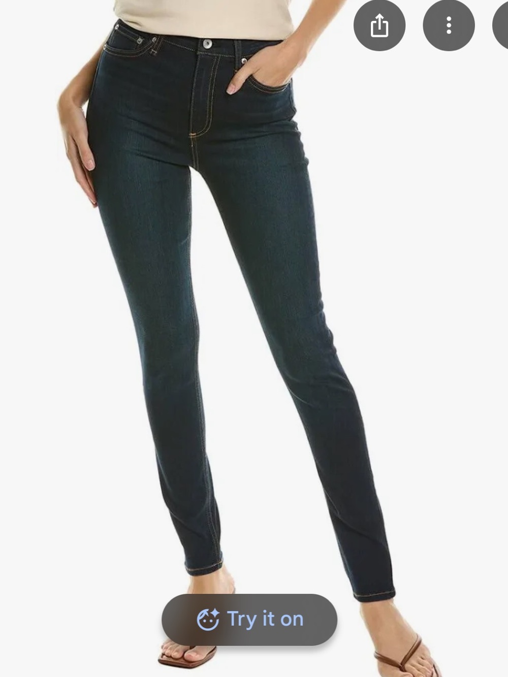 Rag & Bone Nina Dark wash Skinny Jeans